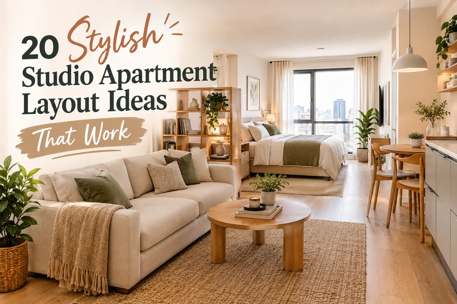 studio apartment layout ideas