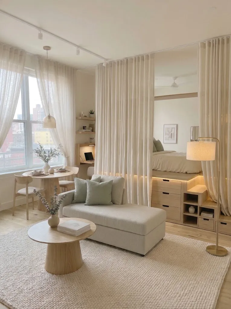 Curtain Room Divider