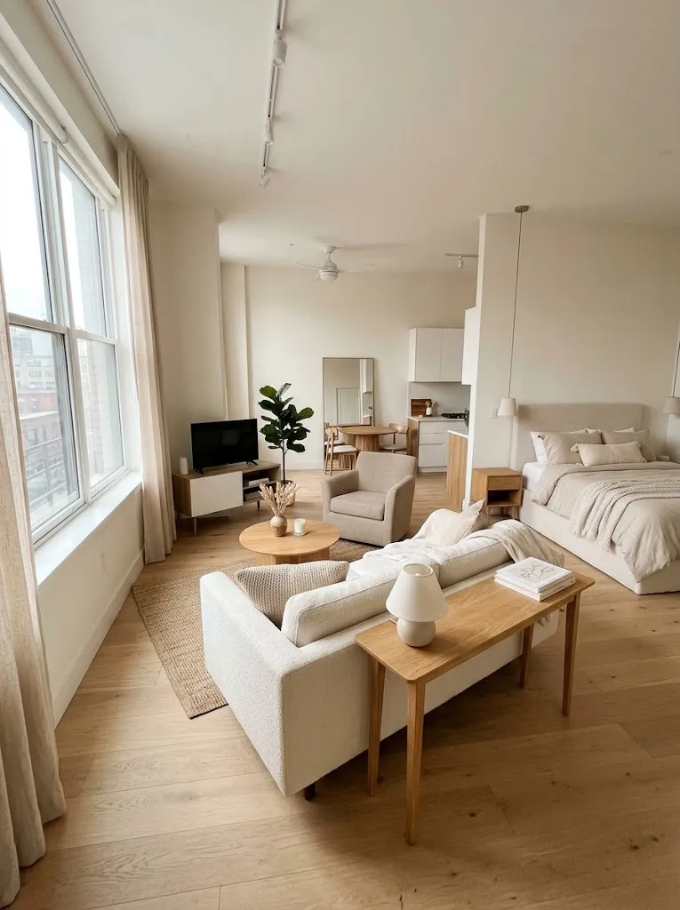 Floating Sofa Layout