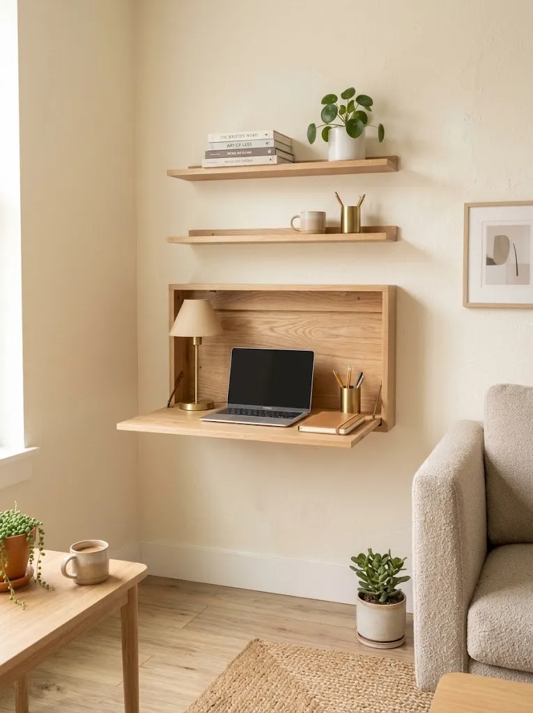 Fold-Down-Wall-Desk
