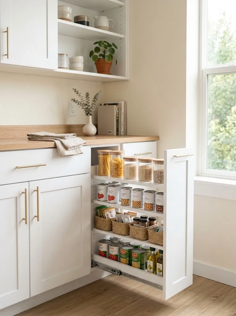  Pull-Out Pantry Drawers
