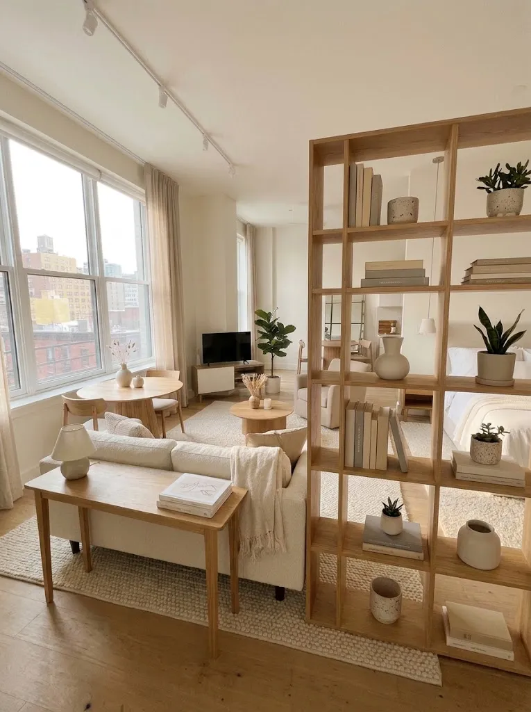 Slim Open Shelving Divider