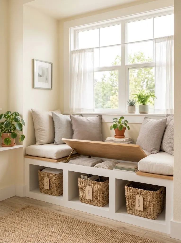 Window Seat Storage Benches